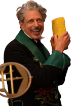 Jeff Goldblum Wicked For Good Floral Coat - Image 3